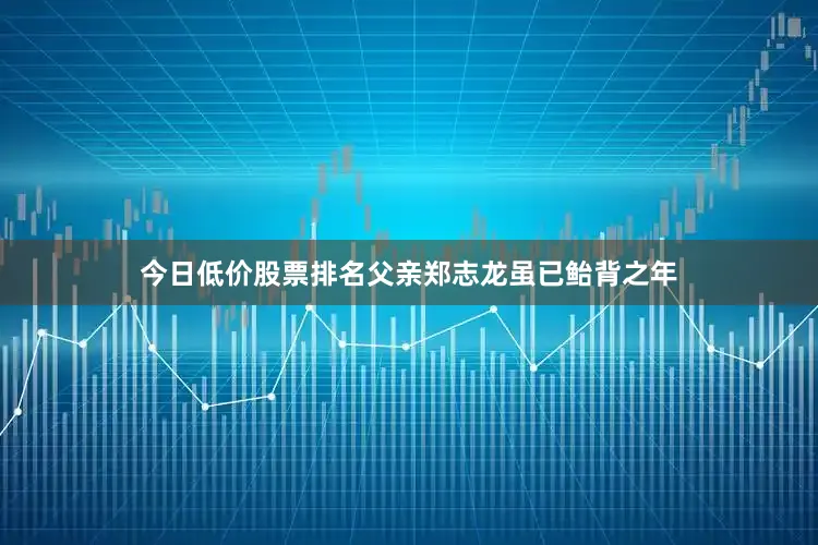 今日低价股票排名父亲郑志龙虽已鲐背之年